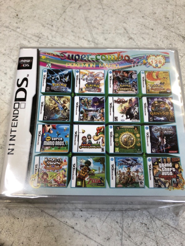 Photo 1 of 208 in 1 DS Game Box, Classic Retro Combo Cartuccia DS Game Collection for DS NDS NDSL NDSi 3DS XL Super Combo Game Card
