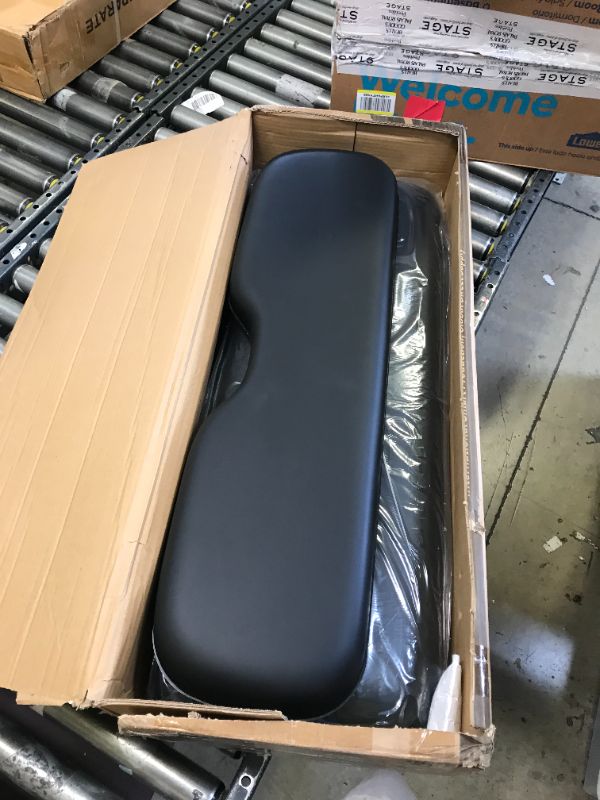 Photo 2 of 10L0L Universal Golf Cart Rear Seat Replacement Cushions for EZGO, Club Car, Yamaha Black