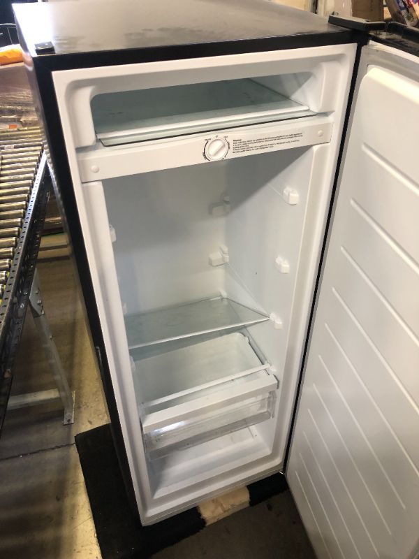 Photo 2 of 7 cu. ft. Convertible Upright Freezer/Refrigerator in Stainless Steel Garage Ready
