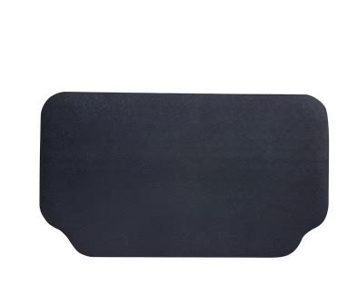 Photo 1 of 36 in. x 60 in. Black Under-the-Grill Protective Deck and Patio Mat
