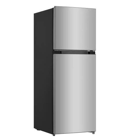 Photo 1 of 10.1 cu. ft. Top Freezer Refrigerator in Stainless Steel Look
