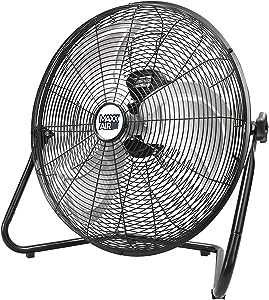 Photo 1 of 20 in. 3-Speed High Velocity Floor Fan
