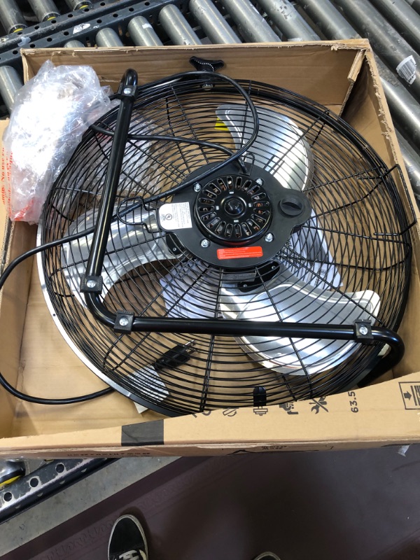 Photo 2 of 20 in. 3-Speed High Velocity Floor Fan
