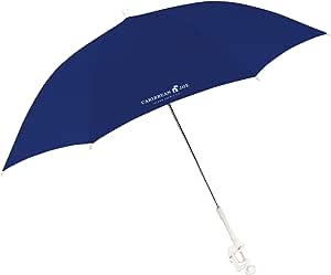 Photo 1 of Caribbean Joe CJ-48NVY Parasol de plage à pince avec protection UV Bleu marine 122 cm
