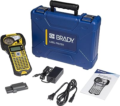 Photo 1 of Brady M210 Portable Label Printer Kit (M210-KIT), Yellow/Black
