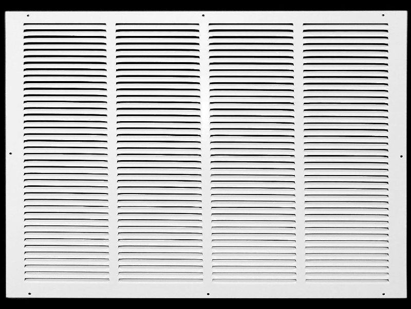 Photo 1 of  Stamped Face Return Air Grille, 21" X 17", White