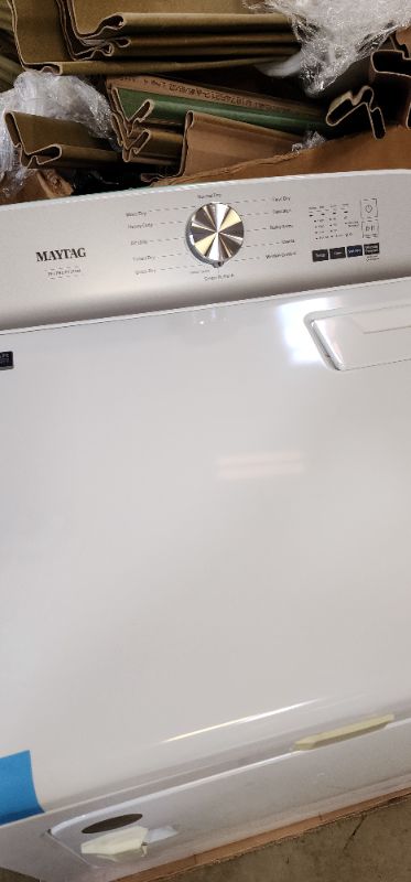 Photo 5 of Maytag Pet Pro 7-cu ft Steam Cycle Electric Dryer (White)