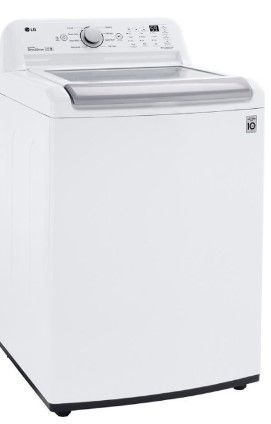 Photo 1 of LG - 5.0 Cu. Ft. High-Efficiency Top Load Washer with 6Motion Technology - White
