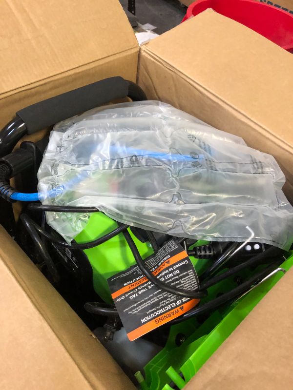 Photo 2 of Greenworks PRO 2300 PSI TruBrushless (2.3 GPM) Electric Pressure Washer (PWMA Certified) & Flexzilla Pressure Washer Hose with M22 Fittings, 1/4 in. x 25 ft., ZillaGreen - HFZPW3425M-E 2300 PSI (Brushless) 