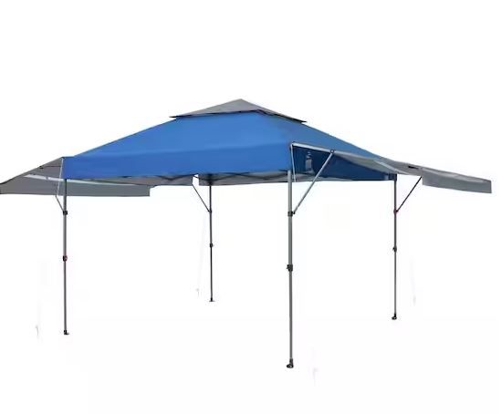 Photo 1 of 18 ft. x 10 ft. Mighty Shade Instant Canopy Pop Up Tent with Sto-N-Go
