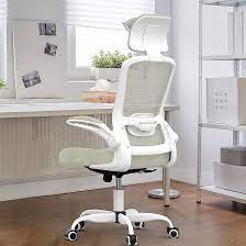 Photo 1 of Mimoglad Office Chair, High Back Ergonomic Desk Chair with Adjustable Lumbar Support and Headrest, Swivel Task Chair with flip-up Armrests for Guitar