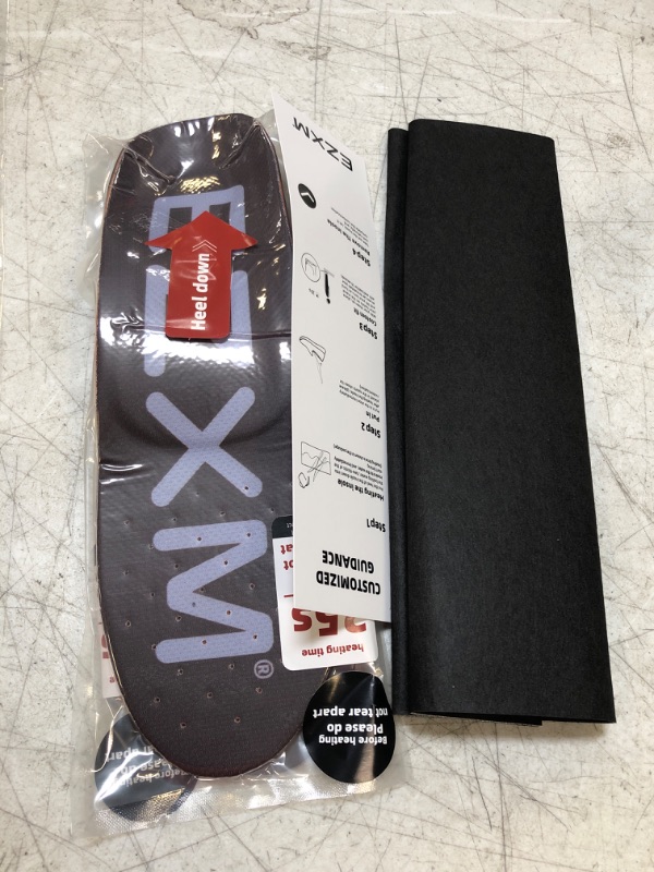 Photo 1 of Ezxm Arch Support Orthotic Custom Insoles Shoe Inserts - Support for Plantar Fasciitis Relief, Over-Pronation, Supination, Foot Pain, Flat Feet, Exercise/Daily Use - Men & Women Mens 12.5 - 13