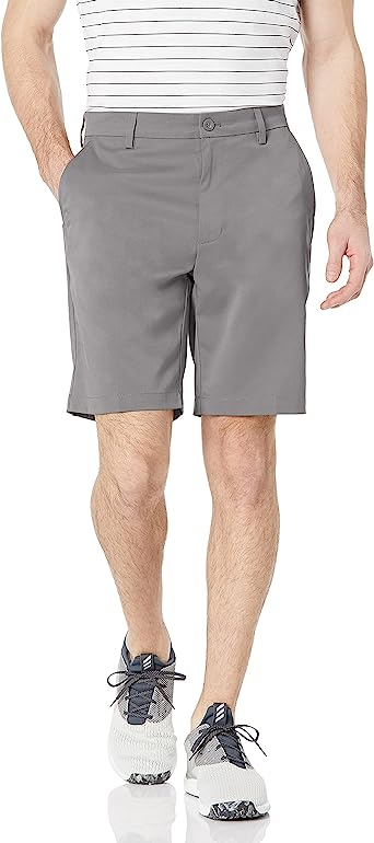 Photo 1 of Amazon Essentials Men's Classic-Fit Stretch Golf Short (Available in Big & Tall) Polyester Blend Grey 29