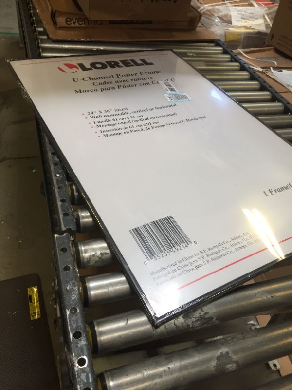 Photo 1 of Lorell Stylish Poster Frame, 24" x 36" (49214)