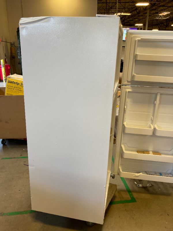 Photo 6 of 18 cu. ft. Top Freezer Refrigerator DOE in White
