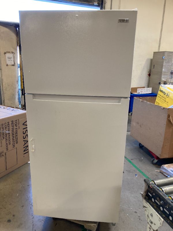 Photo 4 of 18 cu. ft. Top Freezer Refrigerator DOE in White
