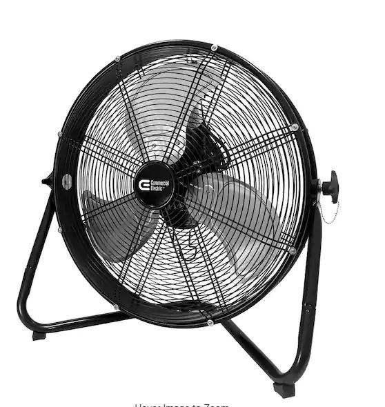 Photo 1 of 20 in. 3-Speed High Velocity Shroud Floor Fan
