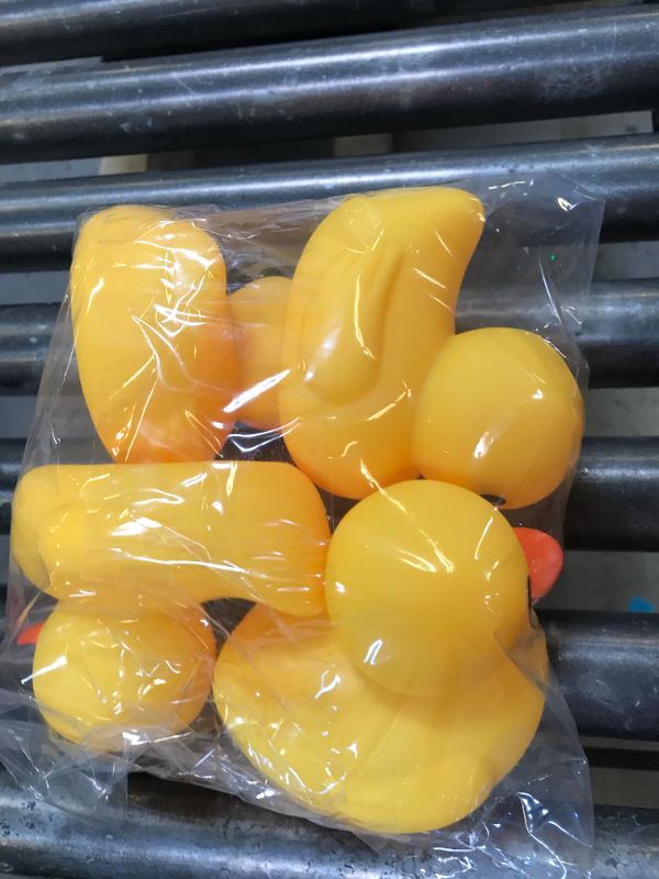 Photo 3 of MyLifeUNIT 5 inch Yellow Rubber Bath Ducks for Child 4 TOTAL