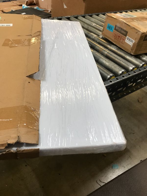 Photo 1 of Juvale 8 Pack Blank Corrugated Plastic Yard Signs, 24 x 36 in Poster Board for Garage and Estate Sale, Open House (4mm Thick)
