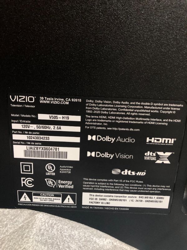 Photo 4 of VIZIO 50 Inch 4K Smart TV, V-Series UHD LED HDR Television with Apple AirPlay and Chromecast Built-in V505-H19