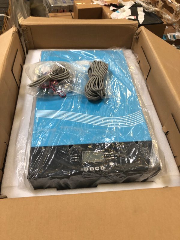 Photo 1 of SUNGOLDPOWER 6000W 48Vdc Hybrid Solar Inverter Input 240V Output 120/240V Split Phase Pure Sine Wave Inverter MPPT 120A Solar Charger and 120A AC Charger (Grid Feedback & Batteryless) BluePower TP6048