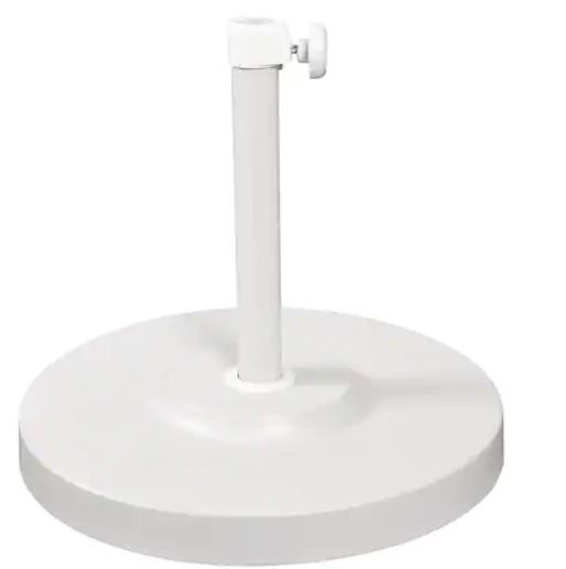 Photo 1 of 50 lb. Patio Umbrella Base in White
