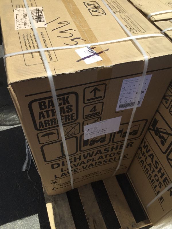 Photo 1 of Frigidaire 18 in. ADA Compact Front Control Dishwasher in White with Dual Spray Arms, 52 dBA, includes room-of-choice delivery