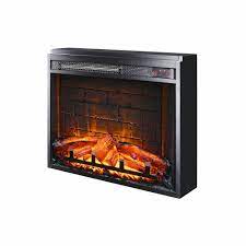 Photo 1 of AltraFlame 26" x 14" Electric Fireplace Insert, Black
