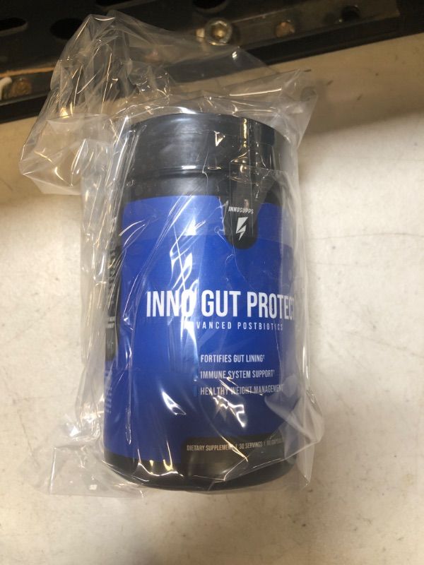 Photo 2 of 
Inno Gut Protect | Complete Probiotic & Postbiotic Formula, Vegan-Friendly, Core exp- 02/2024
