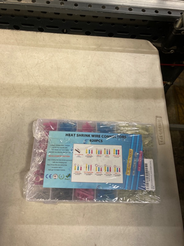 Photo 2 of 620PCS Heat Shrink Wire Connectors,Heat Shrink Butt Connector,Self-Welding Marine Waterproof and Wear-Resising Connector Terminal Insulation Ring Butt Connector