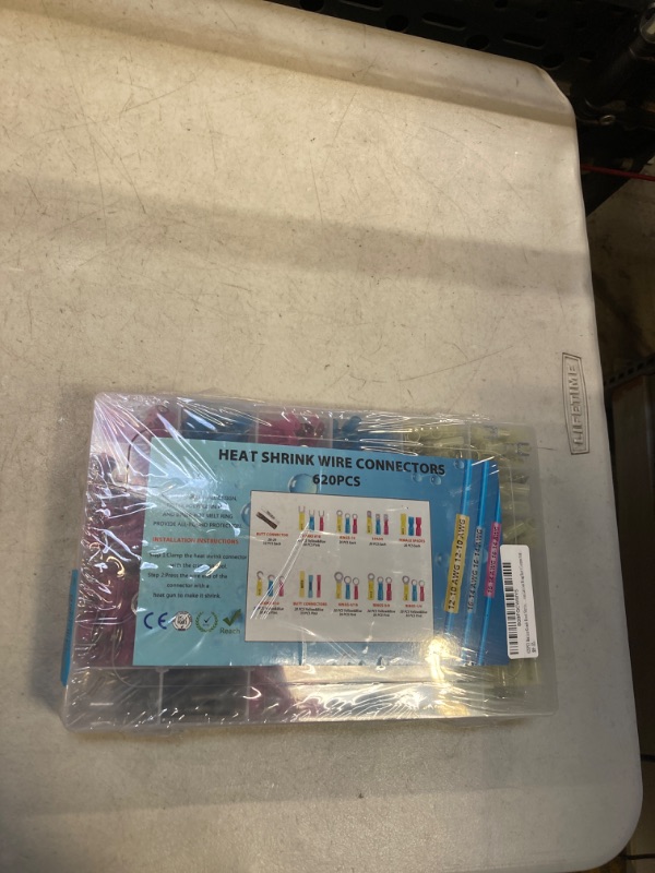 Photo 2 of 620PCS Heat Shrink Wire Connectors,Heat Shrink Butt Connector,Self-Welding Marine Waterproof and Wear-Resising Connector Terminal Insulation Ring Butt Connector