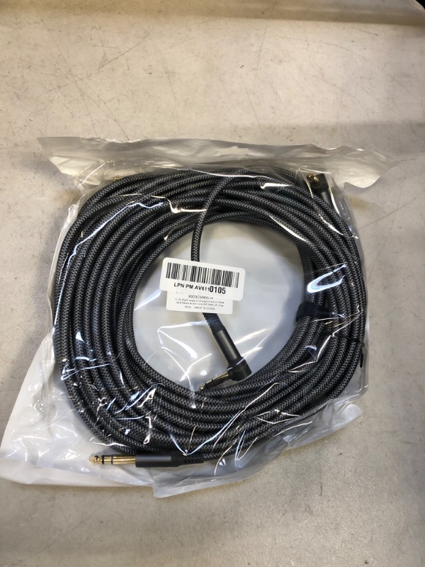 Photo 2 of 30 ft 6.35 male jack stero audio cord 