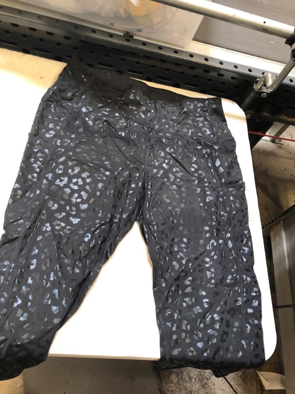 Photo 2 of dragon Fit High waist size xl black leopard leggings 