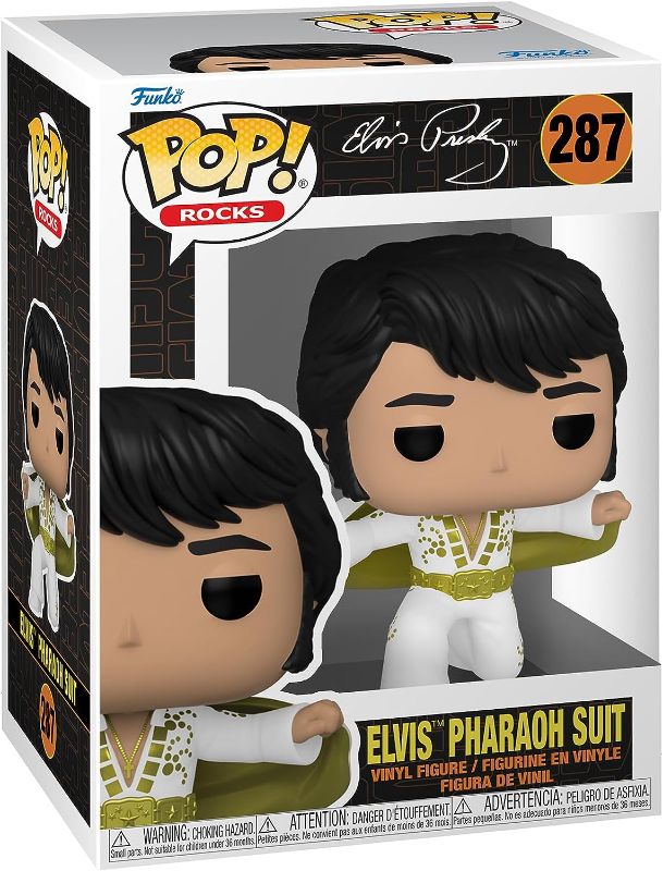 Photo 1 of Funko Pop! Rocks: Elvis Presley - Elvis Pharaoh Suit
