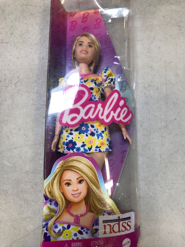 Photo 2 of Barbie Fashionistas Doll # 208, Doll with Down Syndrome Wearing Floral Dress, Created in Partnership with The National Down Syndrome Society
