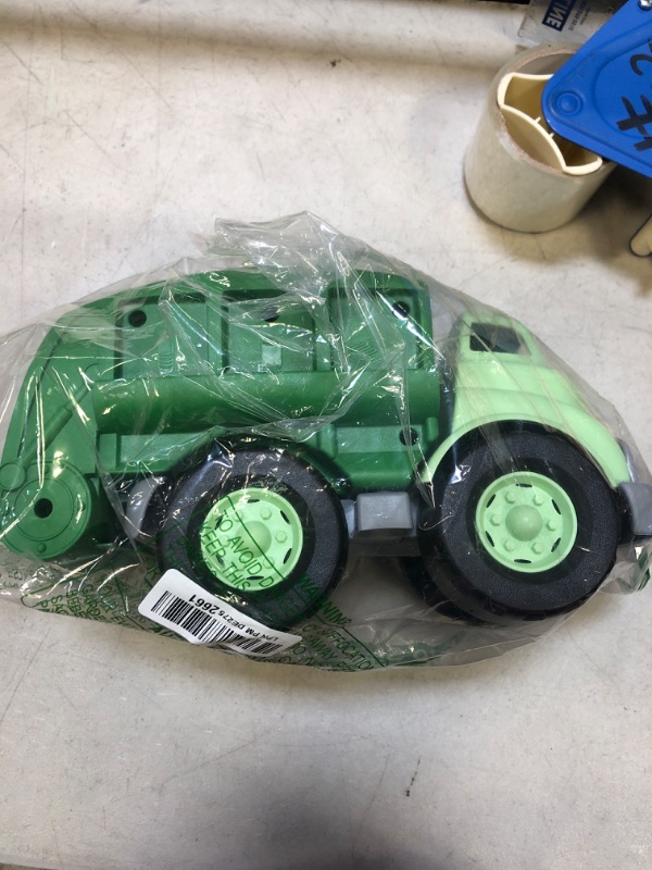 Photo 2 of Green Toys Recycling Truck in Green Color - BPA and Phthalates Free Garbage Truck for Improving Gross Motor, Fine Motor Skills. Kids Play Vehicles
