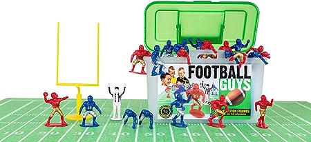 Photo 1 of Kaskey Kids Football Guys - Red/Blue Inspires Kids Imaginations with Endless Hours of Creative, Open-Ended Play – Includes 2 Teams & Accessories – 28 Pieces in Every Set
