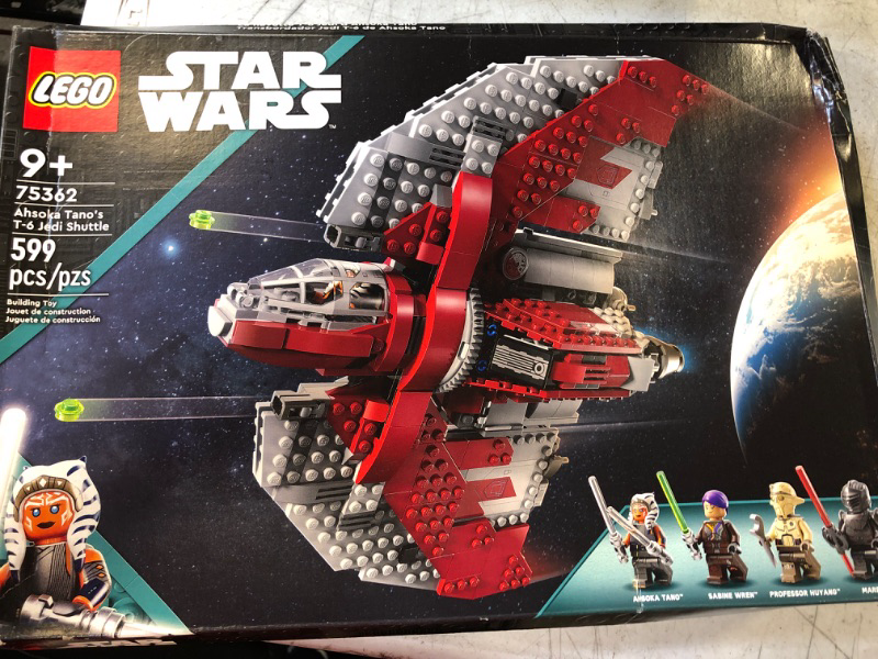 Photo 3 of LEGO Star Wars Ahsoka Tano’s T-6 Jedi Shuttle 75362 Star Wars Playset Based on The Ahsoka TV Series, Show Inspired Building Toy for Ahsoka Fans Featuring a Buildable Starship and 4 Star Wars Figures