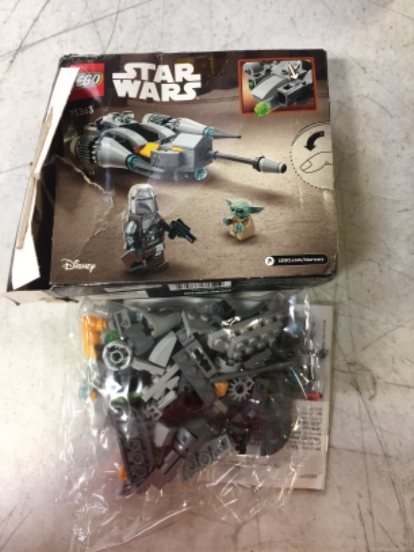 Photo 2 of LEGO Star Wars The Mandalorian’s N-1 Starfighter Microfighter 75363 Building Toy Set for Kids Aged 6 and Up with Mando and Grogu 'Baby Yoda' Minifigures, Fun Gift Idea for Action Play