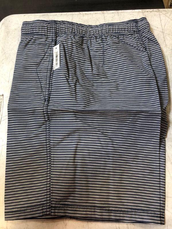 Photo 3 of Amazon Essentials Men's Drawstring Walk Short (Available in Plus Size) X-Small Navy Stripe