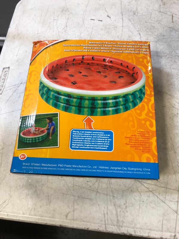 Photo 1 of 45 INCH WATERMELON 3 RING  POOL