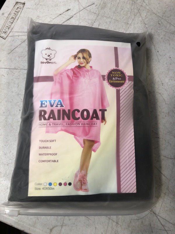 Photo 1 of 40 x 50 INCH RAINCOAT BLACK