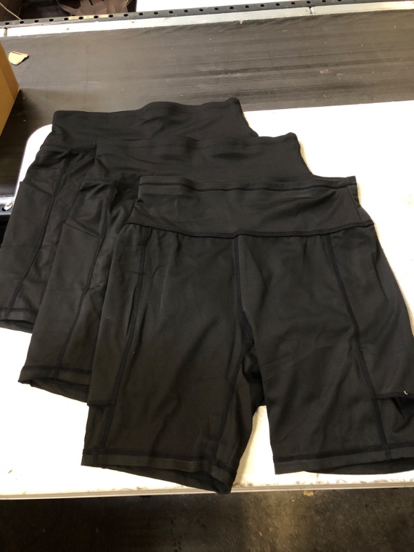 Photo 1 of 3 PCK WOMENS BIKER SHORTS BLACK MEDIUM