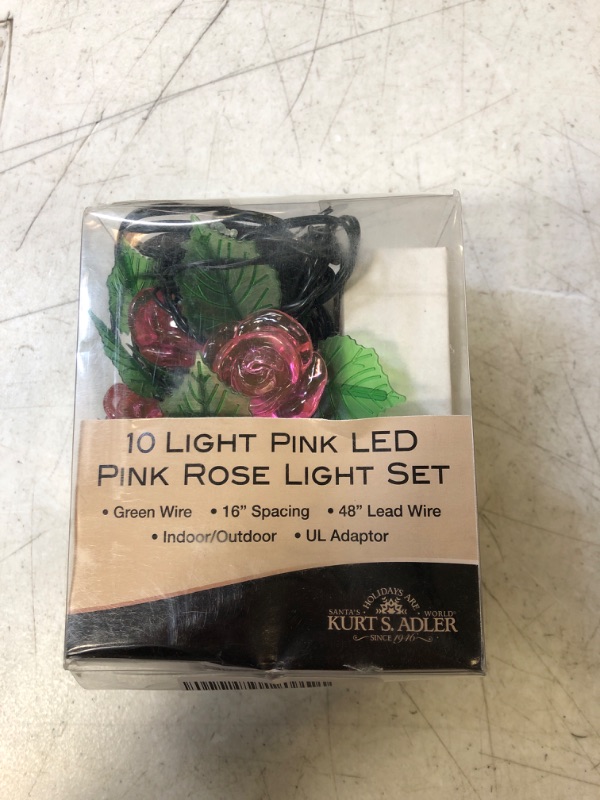 Photo 1 of 10 LIGHT PINK LED ROSE LIGHT SET 