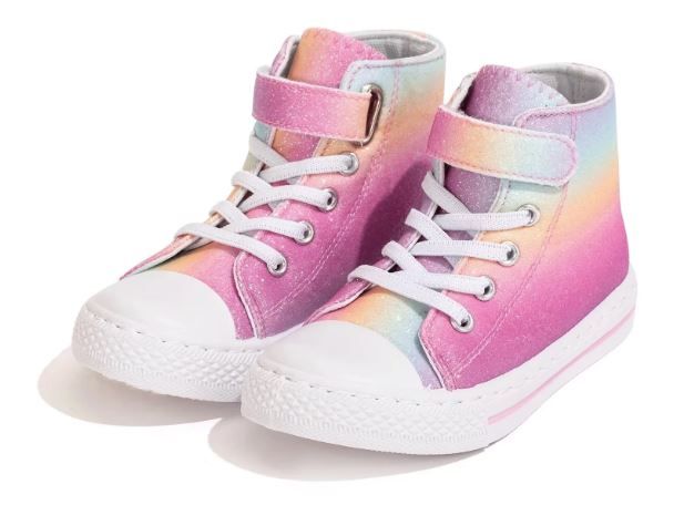 Photo 1 of EUXTERPA Kids High Top Sneakers Toddler Canvas Shoes Boys and Girls Casual Walking Shoes Little Kid Size 10
