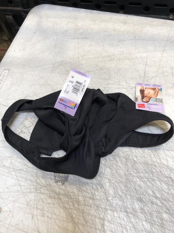 Photo 1 of Hanes Women's Full Coverage SmoothTec Band Unlined Wireless Bra G796 - Black 2XL
