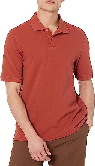 Photo 1 of Amazon Essentials Men's Regular-Fit Cotton Pique Polo Shirt SIZE 2XL 