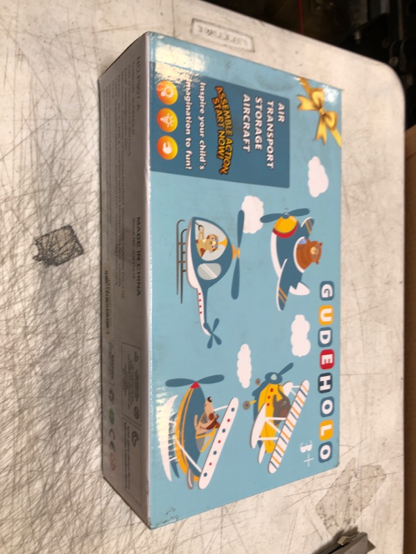 Photo 2 of GUDEHOLO Airplane Toy, Toy Airplane for Boys Age 4-7, Airplane Toys for 3 Year Old, Toys for 2 3 4 5 Years Old, Aeroplane Toys, Transport Cargo Airplane for Kids, Toys 3+ 4+ 5+ Year