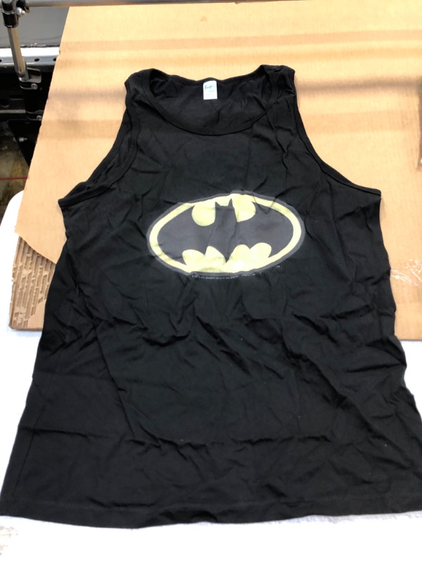 Photo 1 of  SIZE  XL Batman Washed Bat Logo - Men's Tall Fit TANK  