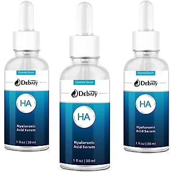 Photo 1 of 3 Pack Hyaluronic Acid Serum for Face Anti-Wrinkle Anti Aging Serum (1Fl.Oz/30ml)